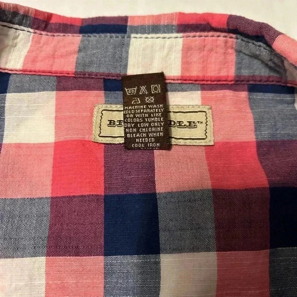 Bit & Bridle Pink, Blue & White Check, Long Sleeve, Button Down Western Shirt - Picture 7 of 10